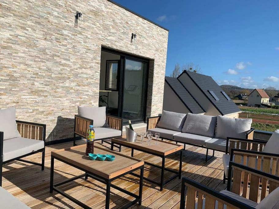 Villa moderne Houlgataise/Roof top/proche mer ! Houlgate Eksteriør bilde